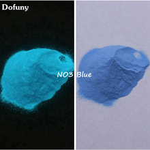 Polvo luminoso de 10 gramos, polvo fotoluminiscente, pigmento que se puede utilizar en la muñeca, Color azul, 1 lote 2024 - compra barato