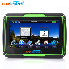 Fodsports 4.3 inch 256MB 8GB Motorcycle GPS Navigation Windows CE6.0 IPX7 Waterproof Car Bluetooth GPS Navigator with Bracket 2024 - buy cheap