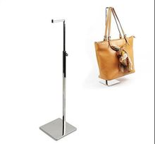 Fashion modern adjustable Metal Mirror surface handbag display stand rack Free shipping 7ZJ-01 2024 - buy cheap