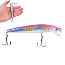 Artificial Hard Bait with 2 Fishing Hooks Fishing Tackle Lure 3D Eyes 13.4g 9.5cm Fishing Lure 1PCS 2024 - buy cheap
