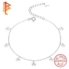 BELAWANG New 100% 925 Sterling Silve Bracelet Cubic Zirconia Bracelet Adjustable Link Chain Bracelet for Women Fine Jewelry 2024 - buy cheap