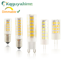 Kaguyahime Dimmable LED G4 G9 E14 Lamp bulb Ceramics DC 12V AC 220V 3W 6W 9W COB G9 led G4 for chandelier replace halogen lamps 2024 - buy cheap