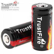 TrustFire 2PCS Genuine 880mAh 3.7V Protected PCB 16340 Rechargeable Battery RCR123 CR123A Battery Batteries 2024 - buy cheap