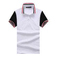 2018 New US/EU size Stripe Rib Collar Men Polo Shirts 4 Colors Casual Spring Summer Men's Polo Shirts Short Sleeve Drop Ship 2024 - buy cheap