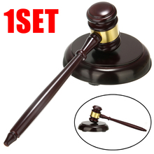 Judging Gavel Wooden Handcrafted Auction Hammer Wood Gavel with Sound Block for Lawyer Judge Auctioneer Sale Decor Crafts Gift 2024 - buy cheap