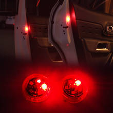 DWCX 2 шт. Универсальный беспроводной двери автомобиля 5 светодиодный открытый Предупреждение сигнальная лампа анти Collid Flash светильник 2024 - купить недорого