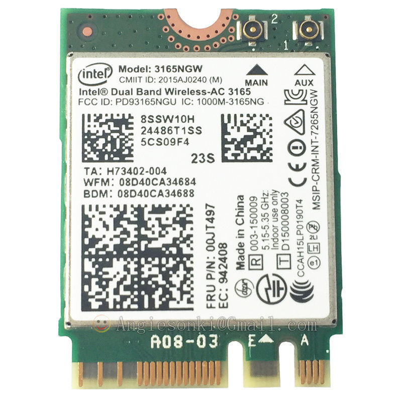 intel dual band wireless ac 3165 driver for lenovo