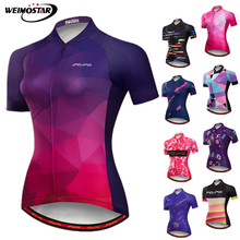 Weimostar-camiseta para ciclismo feminina, 2021, camiseta para equipe, bicicleta, mountain bike, secagem rápida, verão 2024 - compre barato