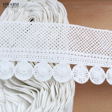2yard 8.2cm lace fabric wedding decoration Mesh New Water Soluble Bar Code Lace DIY high-quality Milk Silk Embroidery lacefabric 2024 - buy cheap