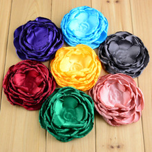 Kids Hair Flower 120pcs/lot 3.94in Summer Style 7 layers Messy Bow Fabric Flowers Bud For girls Headband Accessories MH89 2024 - buy cheap