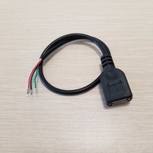 Adaptador USB 2.0 A Female Data Power Cable Terminal 28AWG 30cm for PC DIY 2024 - buy cheap