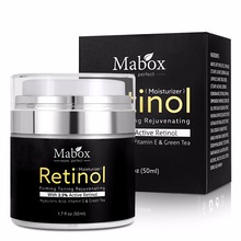 Mabox 50ml Retinol 2.5%Moisturizer Face Cream Hyaluronic Acid AntiAging Remove Wrinkle Vitamin E Collagen Smooth Whitening Cream 2024 - buy cheap