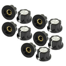 Adjustable Turn 19mm Top 6mm Shaft Insert Dia Potentiometer Rotary Knobs MF-A02 10PCS 2024 - buy cheap