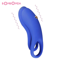 Penis Ring Vibrator Delay Ejaculation passion Enhancer Vibrating Cock Rings Adult Sex Toys For Men Male Lasting Chastity Device 2024 - buy cheap