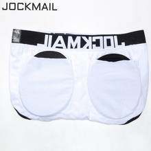 JOCKMAIL butt enhance men underwear hip enhancer Double removable push up cup Sexy men brief bulge pouch underpants gay panties 2024 - buy cheap