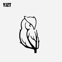 YJZT 8.1CM*14.9CM Car Sticker Vinyl Decal Withered Tree Creative Design Little Bird Black/Silver C23-0852 2024 - buy cheap