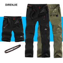 Outdoor Summer Quick-Drying Pants Men's Wear-Resistant Hiking Pants Male Removable Thin Breathable Fast-Drying Trousers L-6XL 2024 - buy cheap