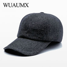 Wuaumx-gorra de béisbol con orejeras para hombre, gorros de béisbol con orejeras cálidas, protección para la oreja, para Otoño e Invierno 2024 - compra barato