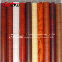 High quality 50CMX124CM PVC WOOD Texture Vinyl film Wood Grain PVC Vinyl sticker for car decoration by free shipping 2024 - buy cheap