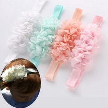 New Chiffon Lace Flower Baby Headband Cute Girl Headbands Kids Girls Hair Band Haarband Accessories Headwear Newborn Head Band 2024 - buy cheap