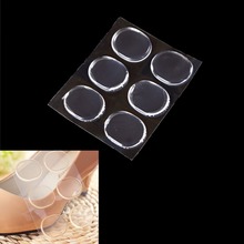 6PCS/sheet Silicone Insoles Insert Anti Slip Gel Pads Forefoot Protector Heels Rubbing Cushion Pads Foot Care Tools 2024 - buy cheap