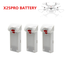 3 uds SYMA X25PRO batería 3,7 V 1000mAh batería de litio para SYMA X25PRO cuatro ejes aviones repuestos batería de control remoto 2024 - compra barato