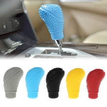 Hot New 1 Pc Car Auto Silicone Gear Shift Knob Cover Manual Nonslip Lever Shifter Knobs Case Protector Shell 5 Colors 2024 - buy cheap