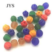 FRETE GRÁTIS 8 MM 50 PÇS/LOTE COR MISTURADA CONTAS LAMPWORK BEAD CONTAS de ABÓBORA DIY JÓIAS ENCONTRAR FAZER COLAR PULSEIRA!! 2024 - compre barato