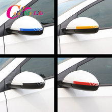 Car Rear View Mirror Decoration Sticker Car Side Rearview Mirror Cover Protection Strips Stickers Auto DIY Accessories 2024 - buy cheap