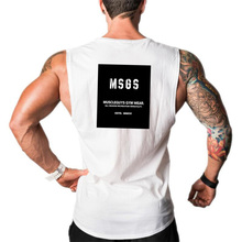 Brand gyms Shirt Brand singlet canotte bodybuilding stringer tank top men fitness shirt muscle guys sleeveless vest Tank top 2024 - buy cheap