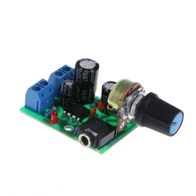 Mini placa amplificadora de potência de áudio lm386, módulo ajustável de volume dc 3v ~ 12v 5v 2024 - compre barato