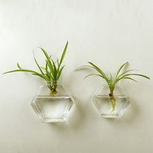 New Home Living Wall Hanging Glass Vase Hydroponic Terrarium Fish Tank Plant Flower Pot Decor 2024 - buy cheap