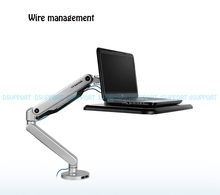 Super Quality Loctek W72 Full Motion 10-17" Laptop Mount Gas Spring Arm Sit-Stand Lifting Lapdesk Riser Notebook Holder Bracket 2024 - buy cheap