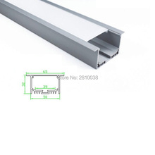 Juego de extrusión de aluminio para empotrar en pared o lámpara de techo, perfil de aluminio led y tipo T, 50X1M por lote 2024 - compra barato