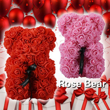 Accesorios de oso rosa para manualidades, molde de oso de espuma de 200 piezas PE, cabezas de rosas artificiales, oso rosa, conejo de la suerte, corona, cornamenta 22 2024 - compra barato