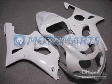 All white bodywork fairing kit FOR GSXR 600 750 K1 2001 2002 2003 GSXR600 GSXR750 01 02 03 R600 R750 2024 - buy cheap