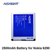 Bateria de alta capacidade para nokia, n96, n95, n98, n93i, 2500, e65, 6290, 6290 s/n, 6710n, n95 2024 - compre barato