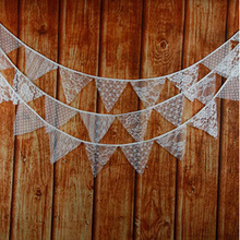 One Set Lace Banderines Decoracion 30 Birthday Party Banner 2024 - buy cheap