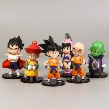 6 estilo dragon ball z goku figuras de pvc brinquedo 1 pçs pvc anime figura dbz coleção modelo son goku super saiyan mark karin gotenks 2024 - compre barato