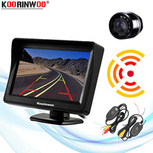 Koorinwoo, câmera para estacionamento sony hd800p, monitor digital tft, tela sem fio, visão noturna, 10 luzes, sistema de visão traseira 2024 - compre barato