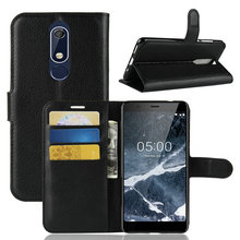 for Nokia 5.1 5 2018 TA-1061 WIERSS Wallet Phone Case for Nokia 5 TA-1053 TA-1024 Flip Leather Cover Case Etui Coque Fandas> 2024 - buy cheap