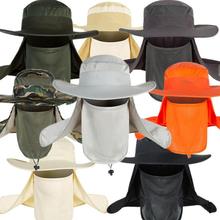 Summer Outdoor Travel Fishing Fisherman Neck Face UV Sun Protection Flap Cap Hat 2024 - buy cheap
