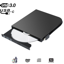 Universal Type C USB 3.0 External DVD/CD/ VCD Burner RW SVCD Drive Player Optical Drive for Mac/PC/Apple Laptop/OS/Windows 2024 - buy cheap
