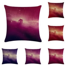 Funda de almohada decorativa con diseño de cielo estrellado, cobertor de almohada moderno con diseño creativo de nebulosa, colorido, Diván, ZY1004 2024 - compra barato