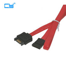 5PCS/lot 50cm SATA 2 7pin Male to Female M/F SATA II hard disk data Extension Cable red 2024 - buy cheap