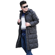 Мужская зимняя куртка, модная теплая хлопковая парка с капюшоном, мужская повседневная толстовка, брендовая одежда большого размера, размеры 8XL, 9XL, 10XL, теплая куртка 2024 - купить недорого