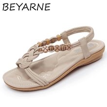 BEYARNE-Sandalias de talla grande 36-42 para mujer, chanclas planas, Sandalias Zapatos de mujer, E004 2024 - compra barato