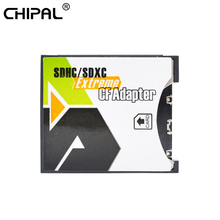 Чипальный однослотный Экстремальный SD для карты CF адаптер MMC SDHC SDXC для стандартной компактной вспышки типа I устройство для чтения карт памяти конвертер 2024 - купить недорого