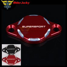 RiderJacky черная красная крышка масляного фильтра двигателя мотоцикла CNC для Ducati SUPERSPORT SuperSport 2017 2018 2024 - купить недорого
