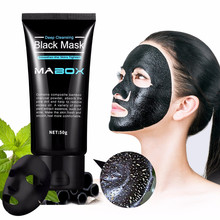Mabox Black Mask Peel Off Bamboo Charcoal Purifying Blackhead Remover Mask Deep Cleansing for AcneScars Blemishes WrinklesFacial 2024 - buy cheap